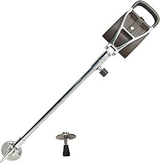 Walking Seat stick with padded brown leather seat