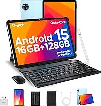 DOOGEE U11 2025 Newest 11'' Android 15 Tablet, 16GB+128GB/2TB TF Octa-Core, 90Hz Display, 8580mAh, Netflix 1080P, Bluetooth 5.0+5G WiFi, With Pen, Keyboard, Mouse & Case - Blue