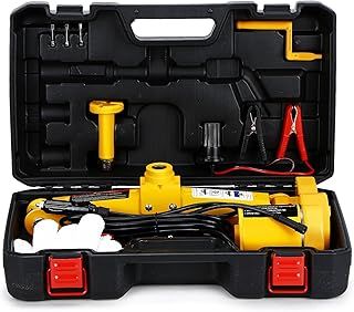 Panana Electric Car Floor Jack 3 Ton All-in-One Automatic DC 12V Scissor Lift Repair Tool Trolley Lifting