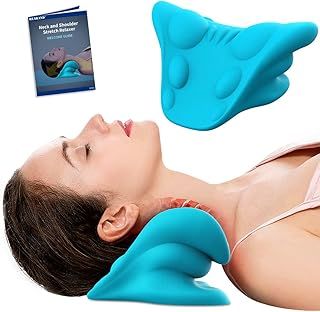 REARAND® 3 in 1 Neck Cloud,Neck Stretcher, Back Stretcher for Neck, should or back Pain Relief,Neck bulging,Cervical Spine Alignment,TMJ Chiropractic Pillow,Posture Corrector, stretcher