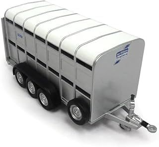 Britains 1:32 Ifor Williams Livestock Trailer, Farm Set Accessory Compatible with 1:32 Scale Farm Animals, Suitable for Collectors & Children from 3 Years