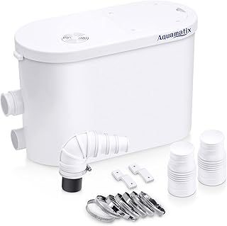 Silencio 2 Shower Pump 400W with Carbon Filter and Service Repair Panel Silent Pump for Shower, Bathtub, Washing Machine
