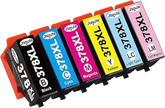 6-Pack 378 XL Ink Cartridges High Yield for Epson 378 378XL Ink Multipack for Epson Expression Photo XP-8700 XP-8500 XP-8505 XP-8600 XP-8000 XP-8005 XP8700 XP8500 XP8000 XP 8700 XP8500 XP8600