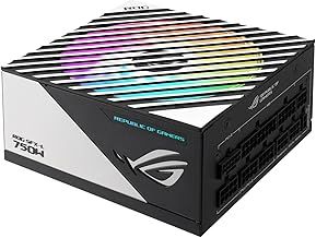 Asus 750W ROG LOKI SFX-L Platinum PSU, Small Form Factor, Fully Modular, 80+ Platinum, 0dB Fan Button, RGB, ATX-to- SFX Bracket, 10 Year Warranty