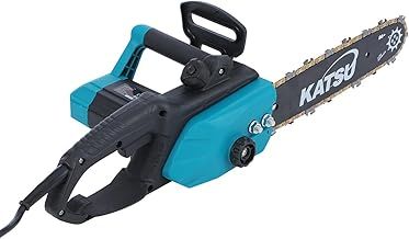 KATSU Electric Chainsaw 12 Inch 900W Portable Corded Chain Saw with Extra Chain for Garden Trees Pruning Wood Cutting (Budget) 101733