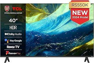 TCL 40RS550K 40-inch Roku TV, Full HD, HDR, Smart TV