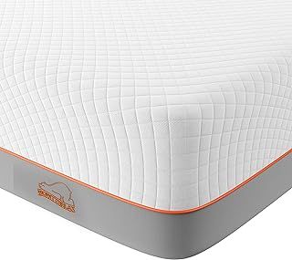 wowttrelax Memory Foam Mattress, 4FT6 Double Mattress, Medium Firm, Soft Skin-friendly Durable, Breathable Comfort Sleep, Back Pain Support (135x190x20cm)