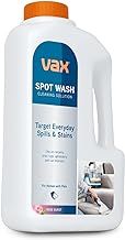 Vax SpotWash 1L Spot Cleaning Solution, Upholstery Carpet Stain Remover Shampoo, Rose Burst Scent, Neutralises Odours, ‎1-9-143091, White