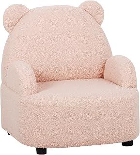 Kids Armchair, Bear Shaped Toddler Chair, Baby Armchair for Bedroom Playroom Living Room, for Boys and Girls Aged 18 Months to 3 Years - Khaki