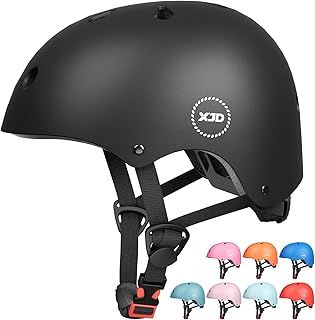 XJD Kids Helmet Toddlers Bike Helmet Age 3-13 Years Adjustable Skateboard Helmet for Cycle BMX Scooter Roller Skating for Children Boys/Girls