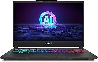 MSI Cyborg 15 Inch FHD Gaming Laptop - (Intel Core Ultra 7 155H, NVIDIA GeForce RTX 4050, 16GB RAM, 512GB SSD, Windows 11 Home) - Translucent Black