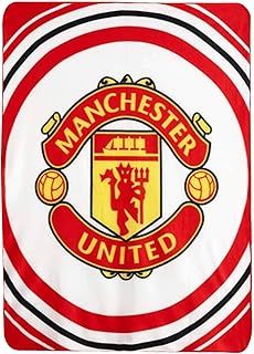 Red Devils Giant Manchester Utd Soft Polyester Fleece Blanket & Throw (125cm x 150cm)