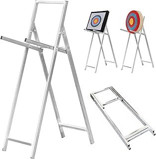 Foldable Stainless Steel Archery Target Stand Archery Target Shelf Sports Gear Professional Accessories Practice Stand for Outdoor and Indoor
