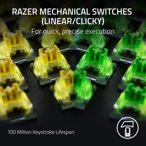 Razer BlackWidow V4 X Minecraft Edition - Mechanical Gaming Keyboard - Chroma RGB (Green Mechanical Switches, 6 Dedicated Macro Keys, Doubleshot ABS Keycaps) US Layout | Minecraft