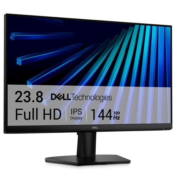 Dell 24 Monitor - SE2426H, Full HD (1920x1080), 144Hz, IPS, 1ms MPRT, AMD FreeSync, VESA (100x100mm), 2 HDMI, 3 Year Warranty, Black