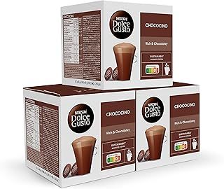 NESCAFÉ Dolce Gusto Chococino Coffee Pods, Capsules (Pack of 3 - Total 24 Capsules, 24 Servings)