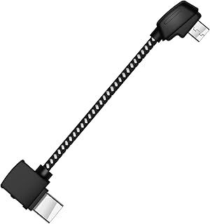 LYONGTECH Micro AB to USB C 3.66 Inch Remote Controller Cable for DJI Mini SE,Mavic Mini, Mavic 2 Pro Zoom/Mavic Air/Mavic Pro Platinum(Type c connector)