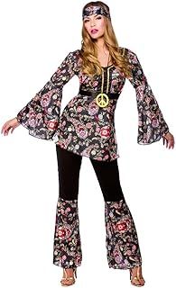 Adult Female Peace Lovin' Hippie Fancy Dress Costume