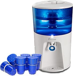 Water Cooler Dispenser 8.5 Litre Dispenser with 6 Filters (1 Years Supply) - Cold Water Machine for Home & Office, No Plumbing Needed