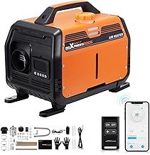maXpeedingrods 12V 5KW Portable Diesel Heater, Bluetooth App Remote Control, with Portable Handle for Car, Big Truck, Boat, Yacht