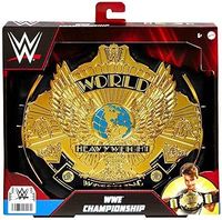 Mattel WWE Winged Eagle Championship Role Play Kids Title Belt, Authentic Styling with Adjustable Belt Ages 6 Years Old & Up, Youth, Black, HNY44