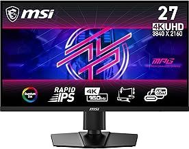 MSI MPG 274URF QD 27 Inch UHD Gaming Monitor - 3840 x 2160 Rapid IPS Panel, 160 Hz - 05ms (GtG, Min), 145percentage sRGB Colour Gamut, Frameless Design, VESA DisplayHDR 400