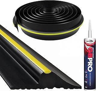 Heavy Duty Garage Door Floor Threshold Weather Seal Rubber Draught Rain Excluder (8ft)
