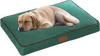 Ellie-Bo Large Dog Bed for 36-inch Dog Cage/Crate - Green Waterproof