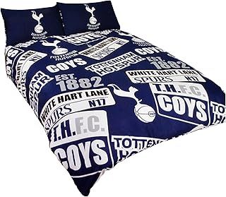 Tottenham Unisex Patch Single Duvet Set, Multi-Colour,Single