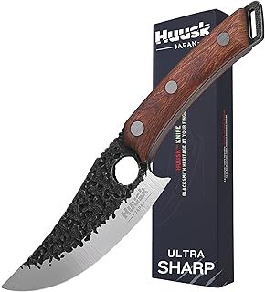 Huusk Chef Knife 11 inch, Kitchen Knive for Cutting, Boning, Chopping. Japanese Kitchen Knife Designed for Balance and Control, Blending Modern Style with Traditional Appeal. Meat Knife, Sharp Knives