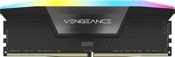 CORSAIR VENGEANCE RGB DDR5 RAM 16GB (1x16GB) 5600MHz CL40 Intel XMP iCUE Compatible Computer Memory - Black (CMH16GX5M1B5600C40)