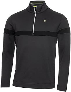 Calvin Klein Mens 2025 Scale CK Insul-Lite 1/2 Zip Golf Sweater