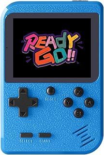 Handheld Games Console Built-in 500 Retro Games for Kid, Handheld Mini Video Game Console, 2.8 Inch, Rechargeable Battery, Christmas Birthday Gift for Kids, Mini Handheld Game for Boy Girl (Blue 2)