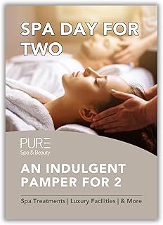 PURE Spa & Beauty Luxury Spa Day for 2 - Spa Day Experience with 4 Different Treatments, Light Lunch and Spa Access – Various UK Locations