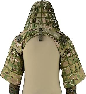 LytHarvest Sniper Ghillie Suit Foundation, Ripstop, Camouflage Tactical Ghillie Hood