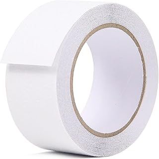 QILIMA Clear Anti Slip Tape,50mm x 5m Non Slip Adhesive Stair Treads,High Traction Safety Tape for Stairs Steps Decking Indoor and Outdoor