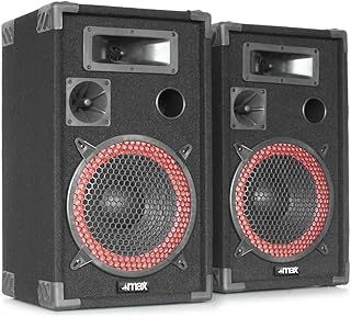 Pair of Skytec 8" Passive Speakers 500W