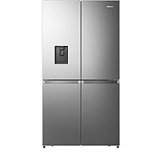 Hisense RQ758N4SWSE – Fridge, American Door, WiFi, Metal Tech Cooling, Total No Frost, Net Capacity 609 L, 1.75 m Stainless