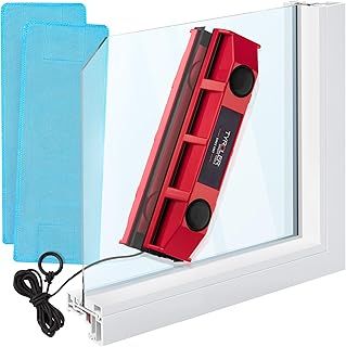 Tyroler Glider S-1 Magnetic Window Cleaner Tool UK | Window Cleaner Magnet | Magnet Window Cleaners for Single-Glazed Windows 2mm-8mm ONLY | Double Sided Window Cleaner Magnetic | 3M Anti-Fall Rope