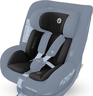 Maxi-Cosi Mica Eco Newborn Inlay, Newborn Car Seat Accessory, 0 - 3 Months, 40 - 60 cm, Machine Washable Newborn Car Seat Insert Designed for Mica Eco Car Seat, Eco Care Fabrics, Black