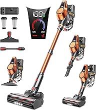 Cordless Vacuum Cleaner, 550W 45KPA 60Mins Cordless Stick Vacuum Cleaner with LED Display, Self-Standing Vacuum,Light Weight Handheld Vacuum Cleaners for Home/Pet Hair/Carpets/Hard Floors Ultra 8