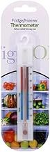 LND Gifts Fridge and Freezer Thermometer - UK's Trusted Brand with Colour Coded Safe Temperature Zones for Refrigerators and Freezers, Ideal For Home Kitchens, Restaurants, Bars, Cafes