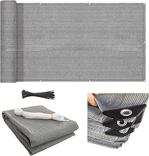 Balcony Privacy Screen,150g/m² Privacy Netting, Weatherproof HDPE Privacy Protector Balcony Cover for Small Swimming Pools Gardens Backyard Deck Patio Balcony Fence Porch