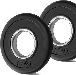 KK Weight Plates Cast Iron Barbell Weight Set – 2’’ Hole Weight Plate Set For Women & Men - Non- Slip, Durable & Long-Lasting Olympic Weight Plates