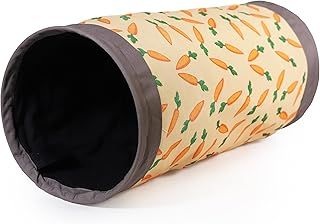 Rosewood Snuggles Carrot Fabric Tunnel for Small Animals