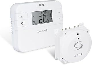 Teams Salus RT510BC+ Baxi Boiler Plus Compliant Digital Wireless Room Thermostat Stat Programmable, White, One Size