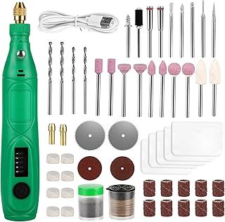 Cordless Mini Rotary Tool with 105pcs Accessories,Cordless Mini Grinder USB Rechargeable Rotary Tool Multi-Purpose 3.7V 5-Speed Electric Grinder Kit for Engraving, Sanding, Drilling and Polishing