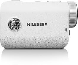 MiLESEEY PF1 All-weather Golf Range Finder, Pocket 1100 Yards Golf Rangefinder with Slope on/Off, 7.5° Wide Field of View, 0.1s Flag Lock Pulse Vibration, IP65 Waterproof, Scan Measurement