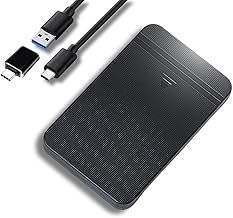 Portable 500GB External Hard Drive HDD — USB 3.0 & USB C for PC, Mac, PlayStation, Phone (Andriod and Iphone 15) & Xbox - Ultra Fast