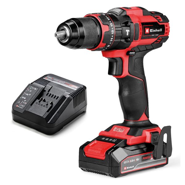 Einhell Cordless Impact Drill Driver with Battery and Charger 18V PXC, 44Nm